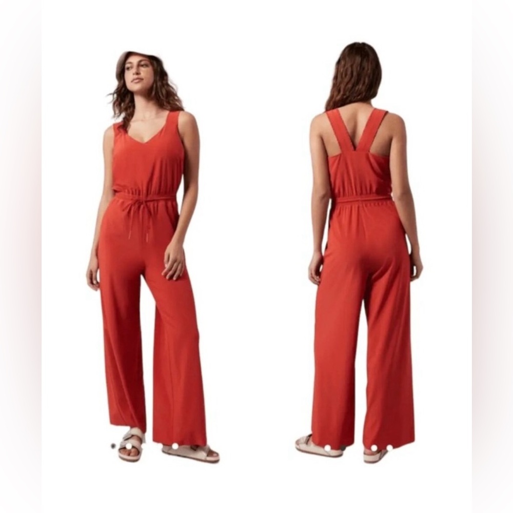Orange Athleta Jumpsuit, Size 10